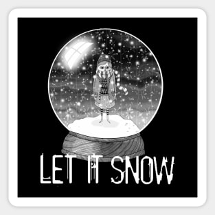 Let It Snow Sticker